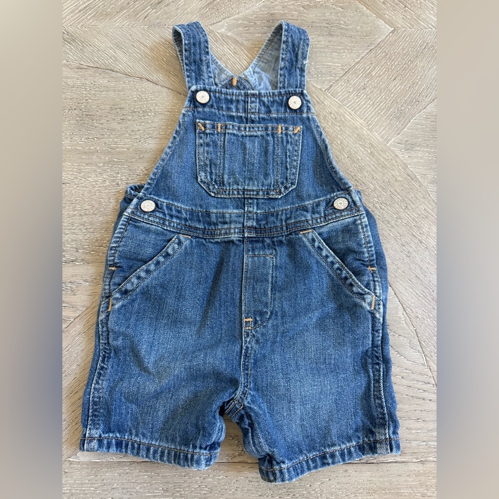 Baby Gap Classic Denim Kids' Short Overalls